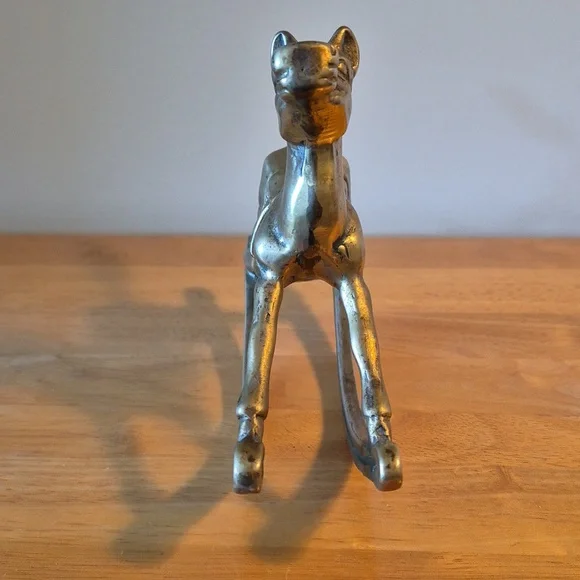 VINTAGE Solid Brass Rocking Horse Figurine Home Decor - Picture 3 of 15